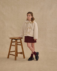 Shearling Collared Coat