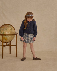 Navy Tulip Cardigan