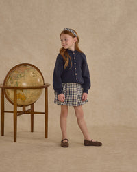 Navy Tulip Cardigan