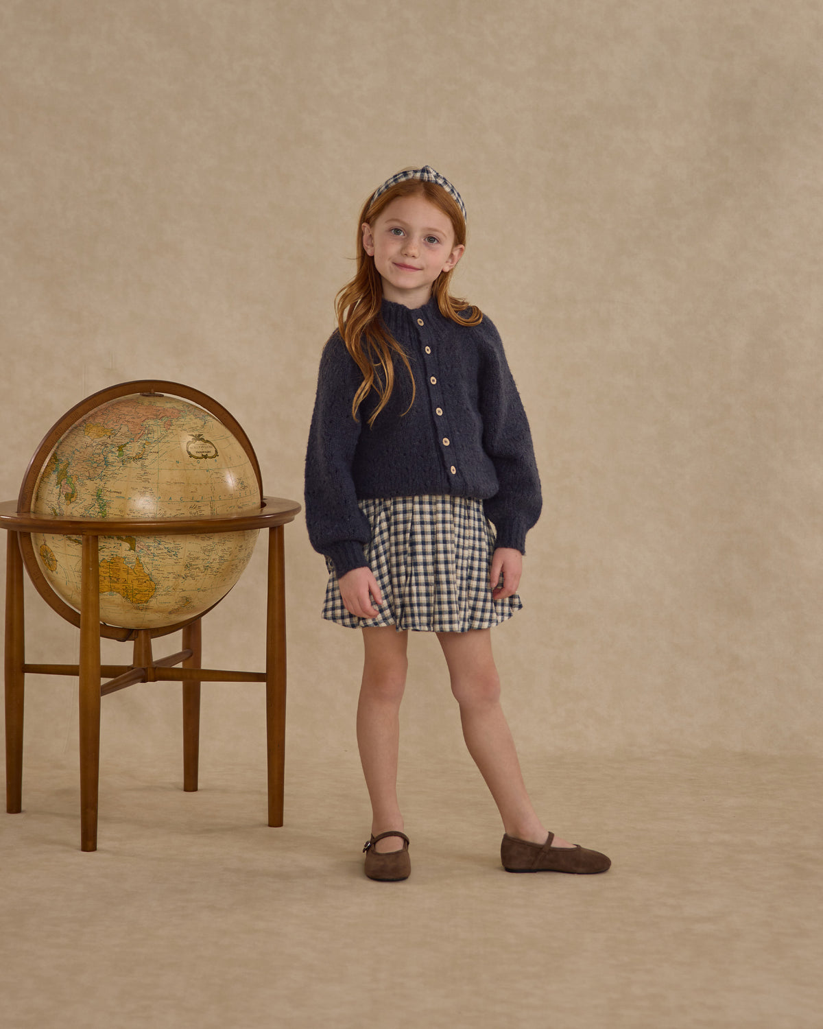 Navy Tulip Cardigan