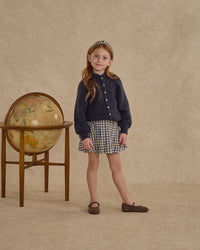 Navy Tulip Cardigan