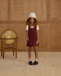 Burgundy Odette Overall Dress