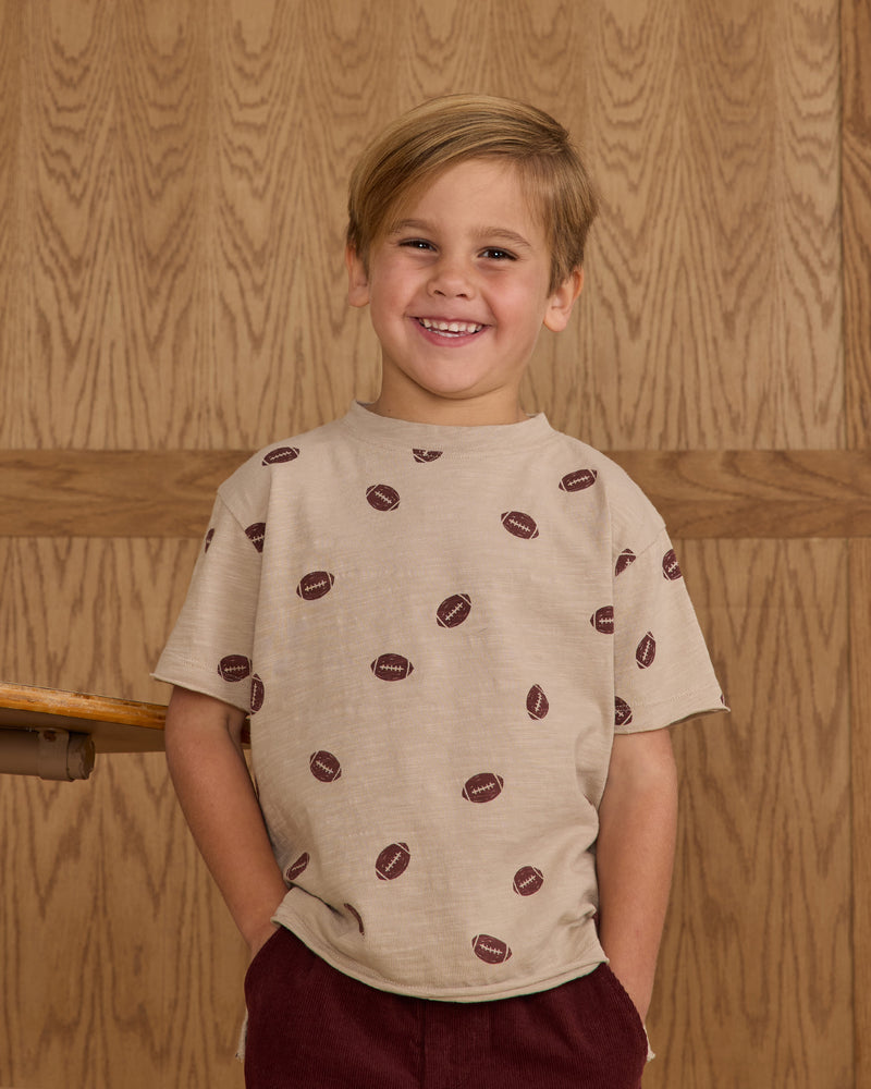 Football Raw Edge Tee