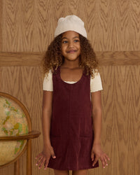 Burgundy Odette Overall Dress