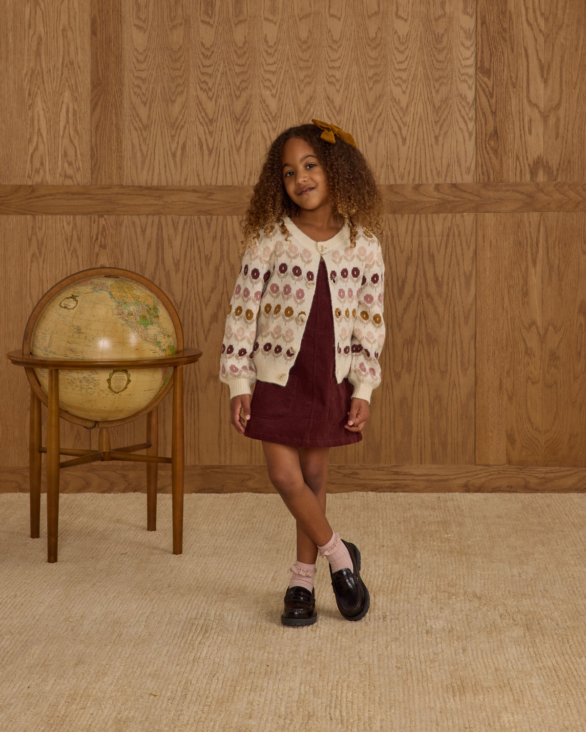 Burgundy Odette Overall Dress
