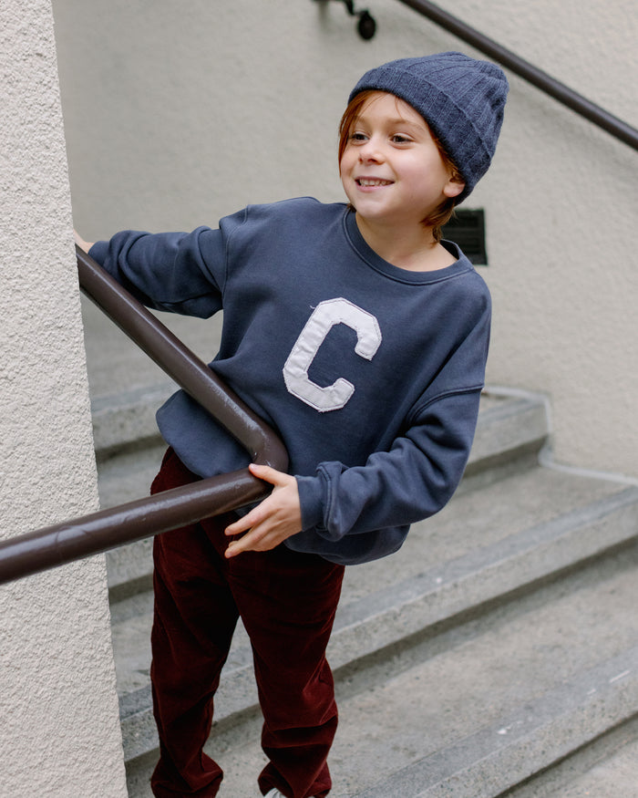 Navy Knit Beanie