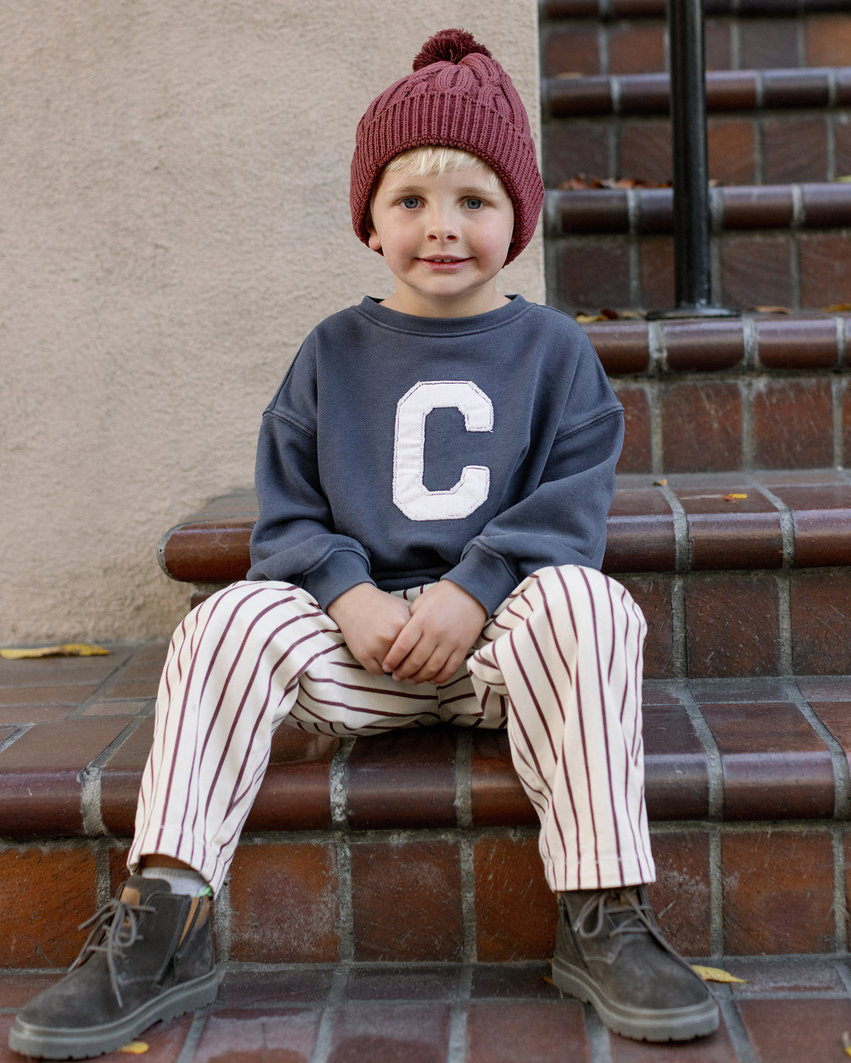 Burgundy Knit Beanie
