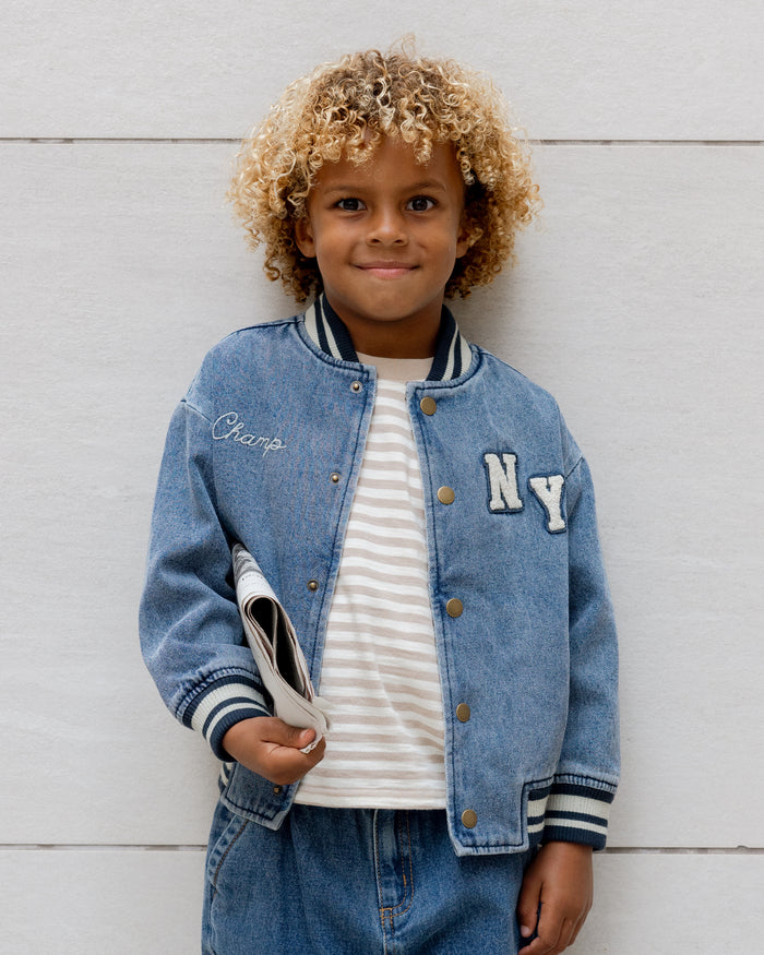 Stone Stripe Camden Long Sleeve Tee
