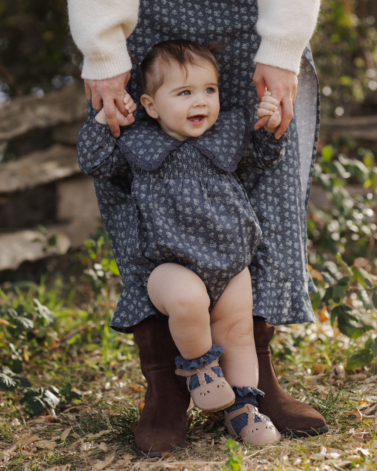 Heart Ditsy Fern Romper