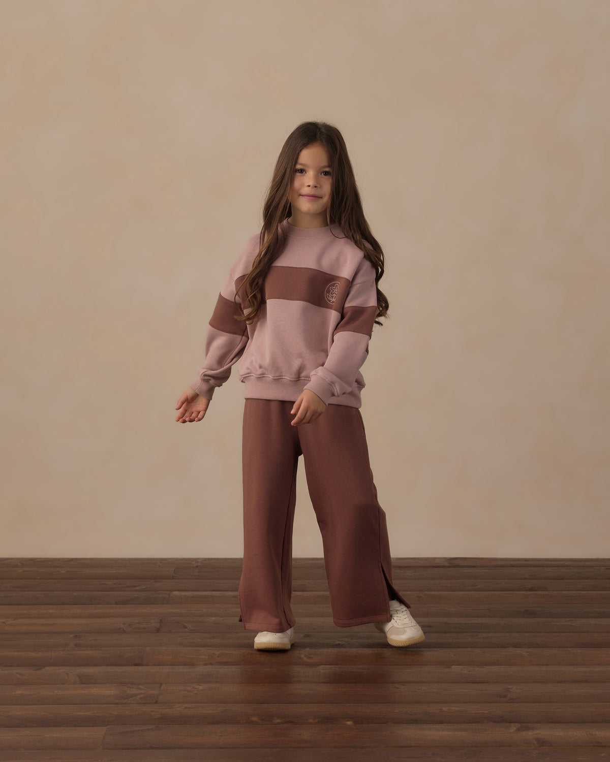 Rosewood Panel Stripe Sweatshirt