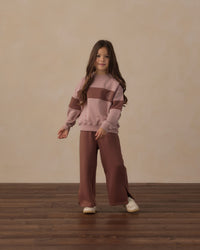 Rosewood Panel Stripe Sweatshirt