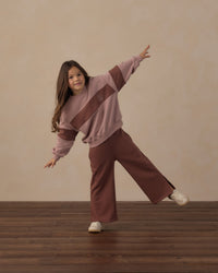 Rosewood Panel Stripe Sweatshirt