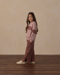Rosewood Panel Stripe Sweatshirt