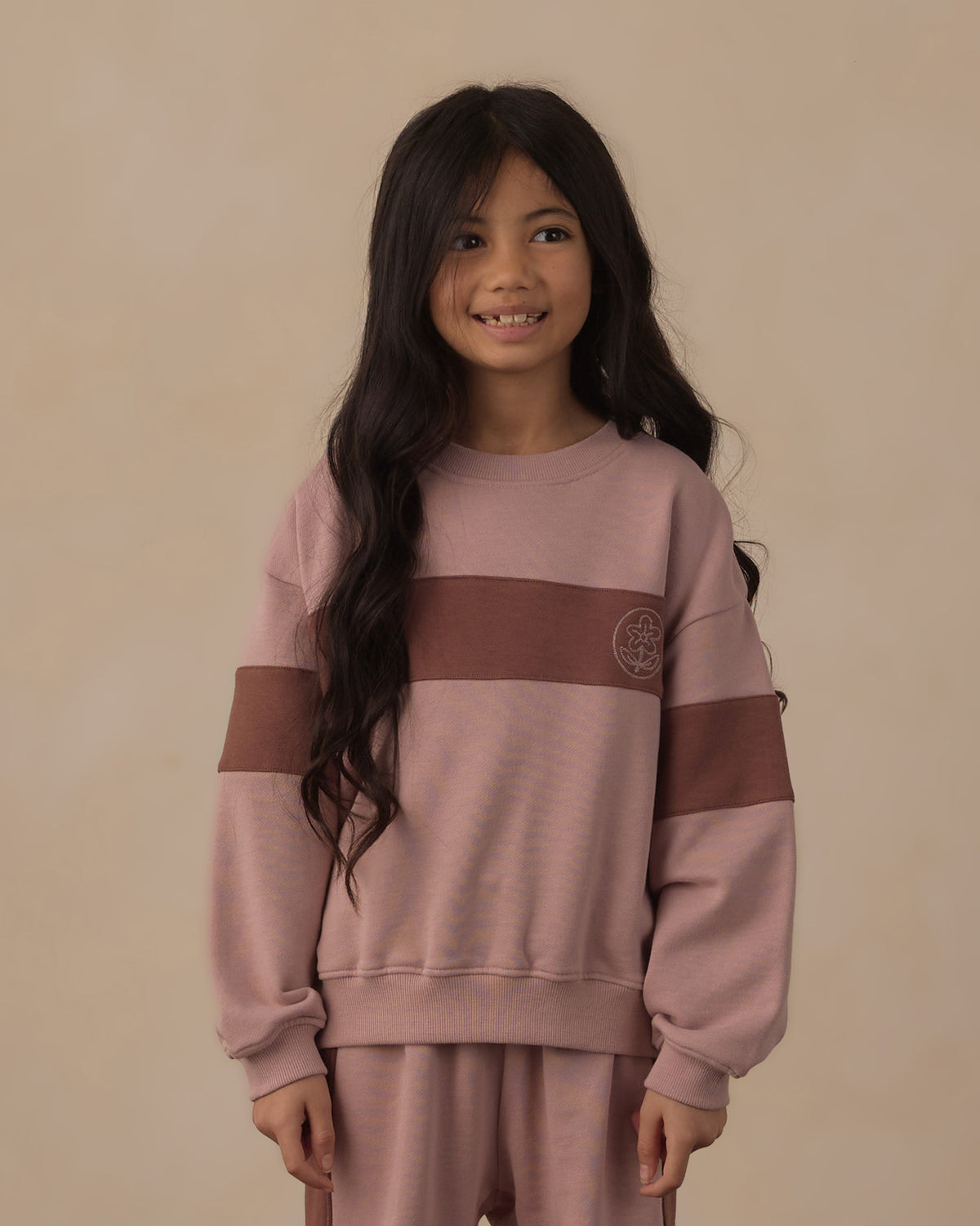 Rosewood Paneled Sweatpant