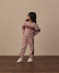 Rosewood Paneled Sweatpant