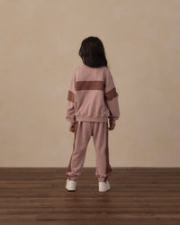 Rosewood Paneled Sweatpant