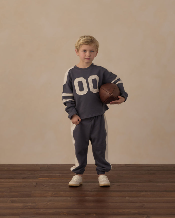 Midnight Paneled Sweatpant