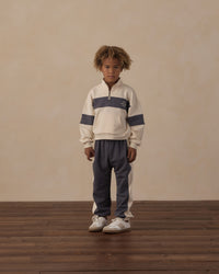 Outdoor Club Panel Stripe Half Zip