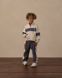 Outdoor Club Panel Stripe Half Zip