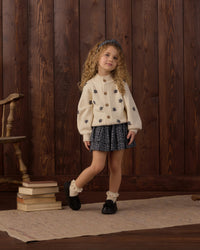 Midnight Daisy Tulip Cardigan