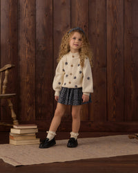 Midnight Daisy Tulip Cardigan