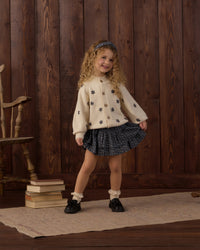 Midnight Daisy Tulip Cardigan