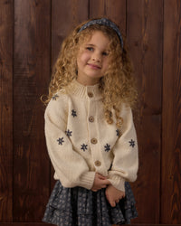 Midnight Daisy Tulip Cardigan