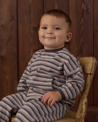 Blue Stripe Relaxed Set