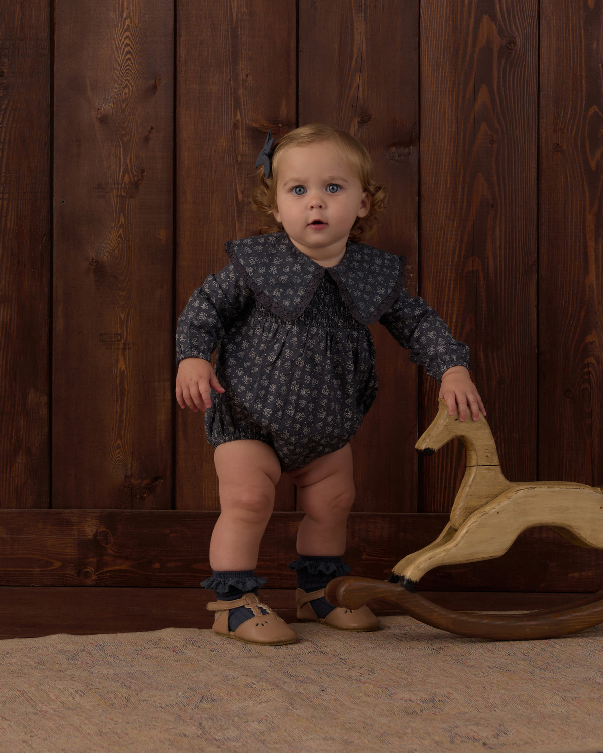 Heart Ditsy Fern Romper