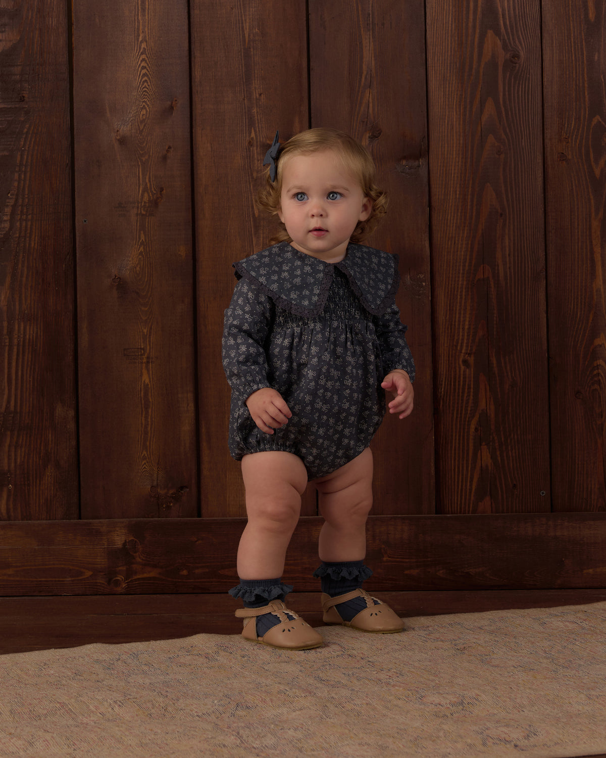 Heart Ditsy Fern Romper