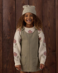 Dark Sage Odette Overall Dress