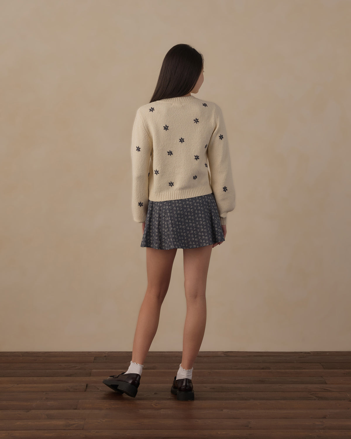 Tween Midnight Daisies Cheyenne Cardigan