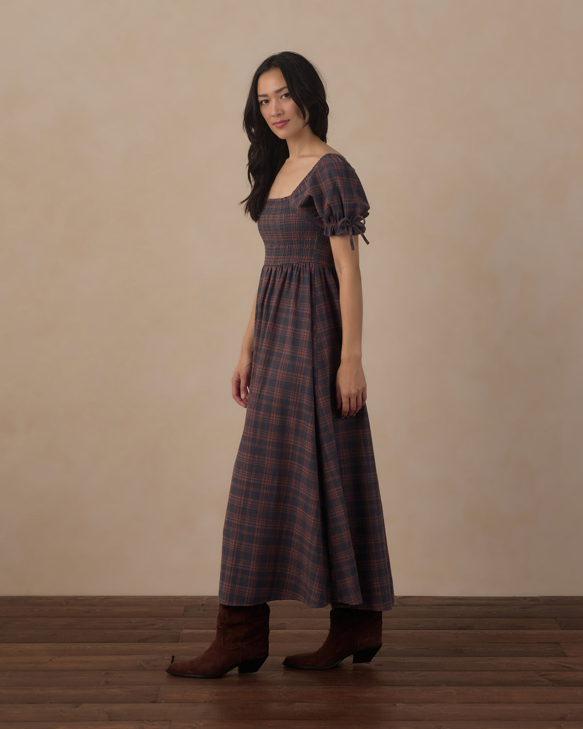 Women's Midnight Plaid Dallas Dress