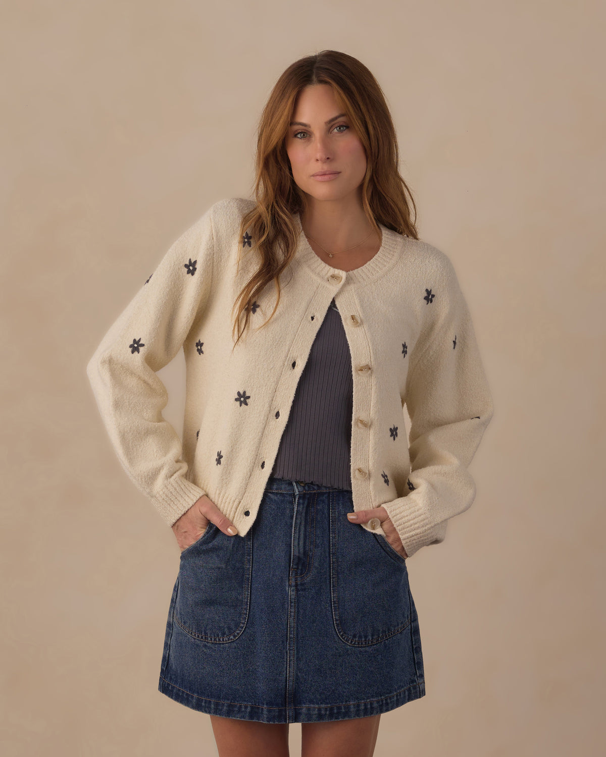 Women's Midnight Daisies Cheyenne Cardigan