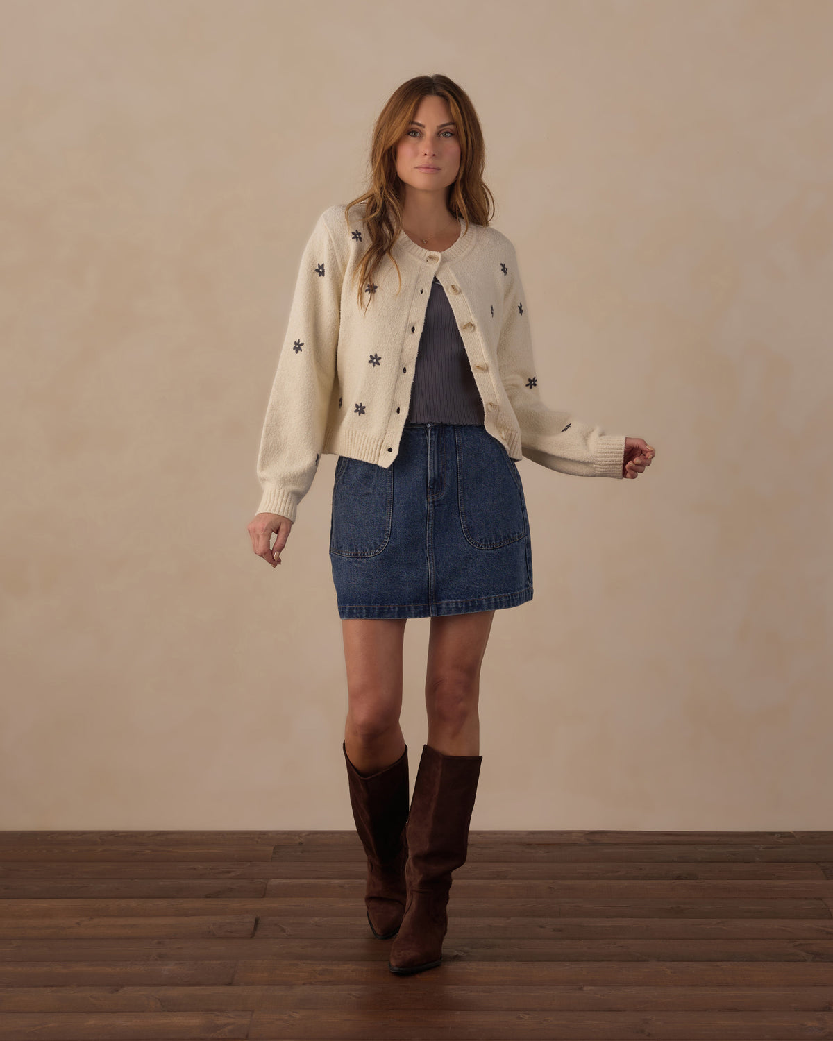 Women's Midnight Daisies Cheyenne Cardigan