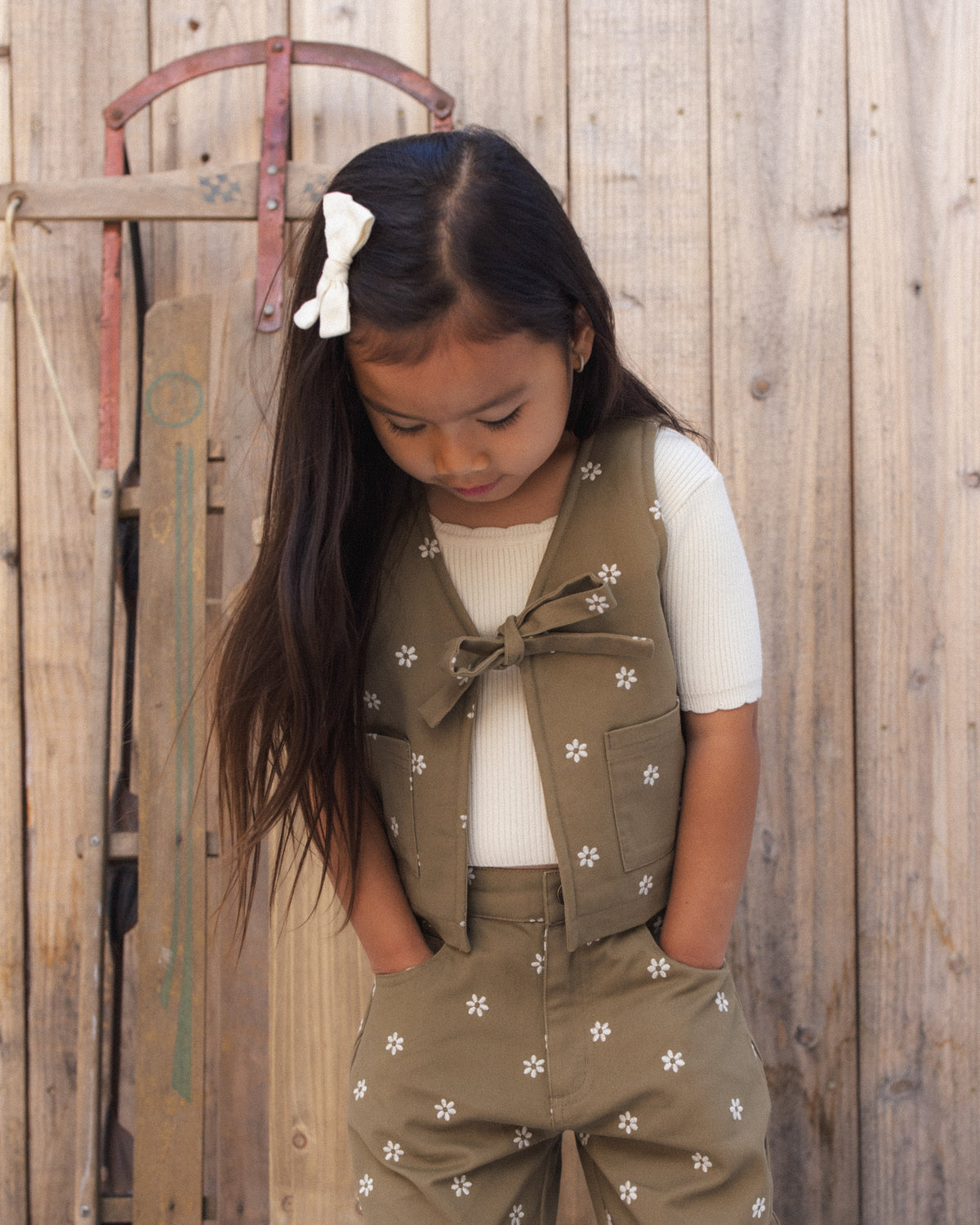 Ivory Scallop Tee