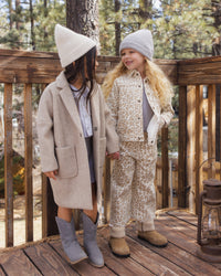 Stone Longline Coat