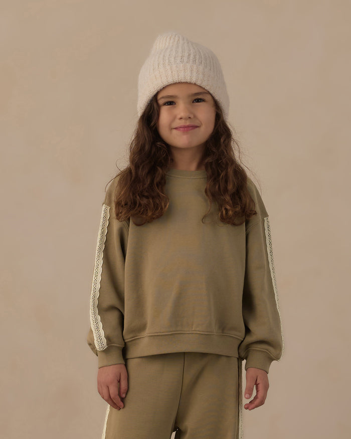 Olive Oversized Sweatshirt