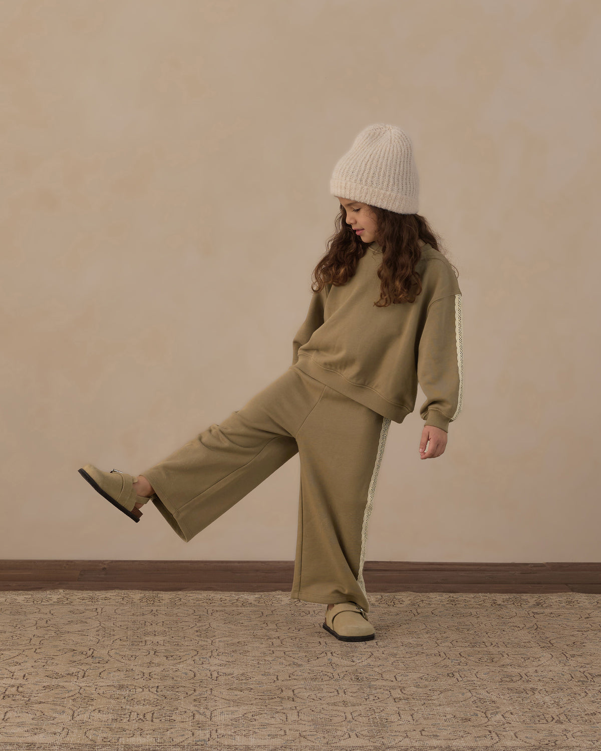 Olive Oversized Sweatshirt