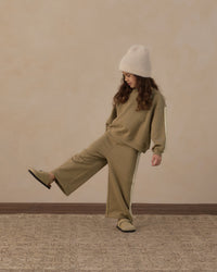 Olive Oversized Sweatshirt