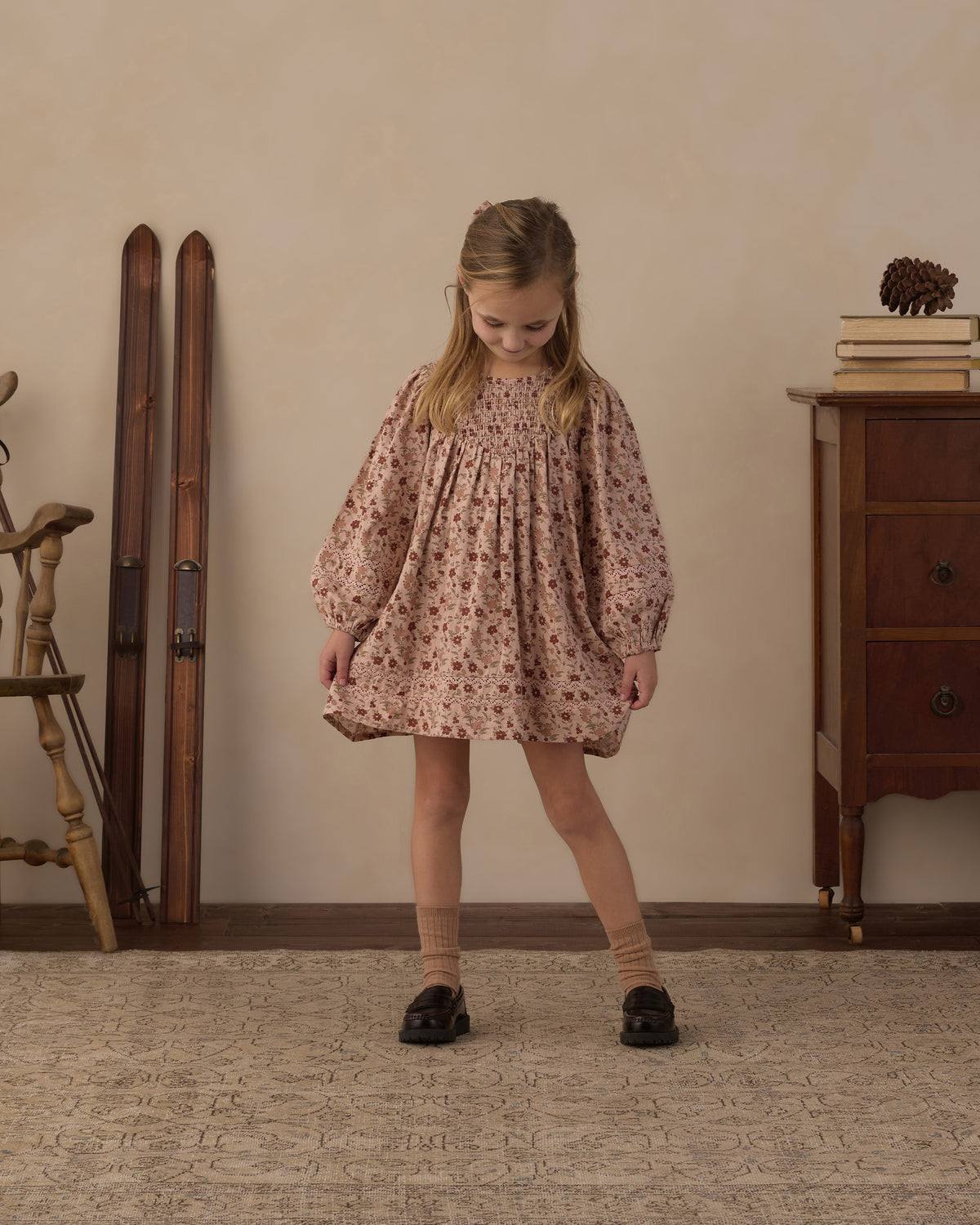 Pink Floral Selene Dress