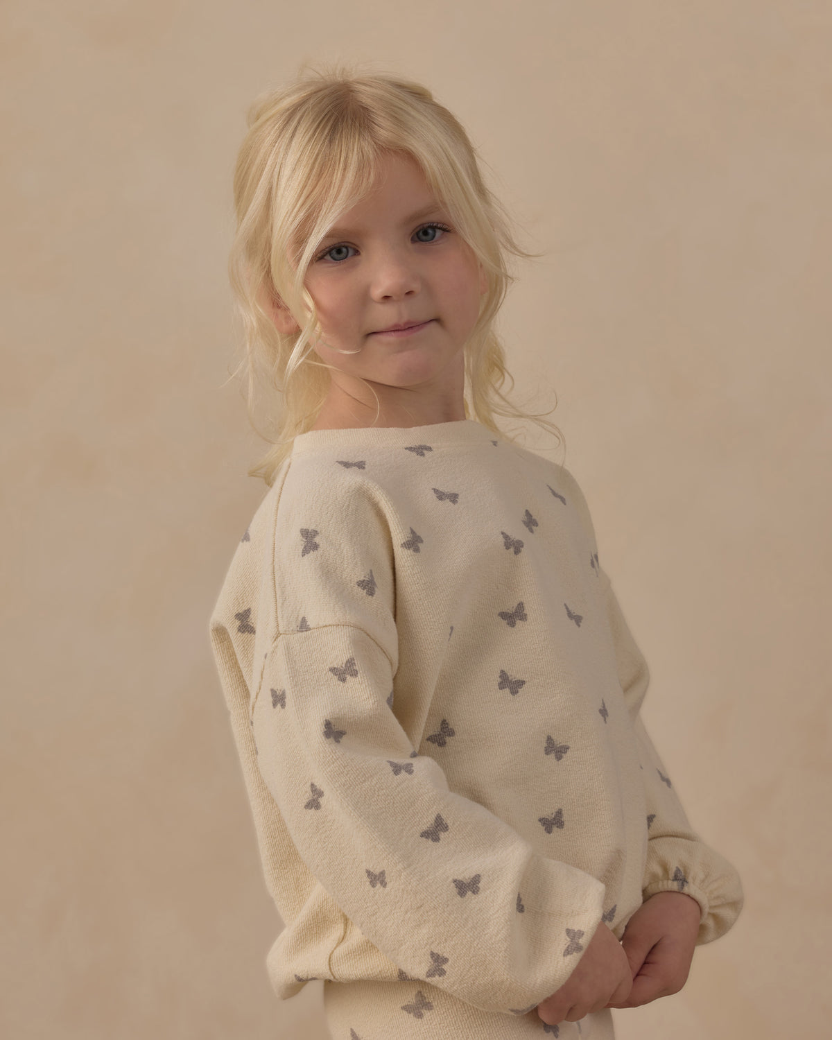Butterfly Ditsy Spongey Knit Set