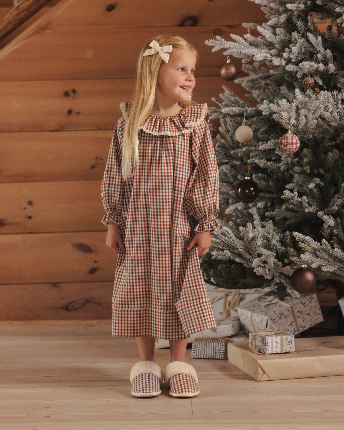 Holiday Gingham Nightgown