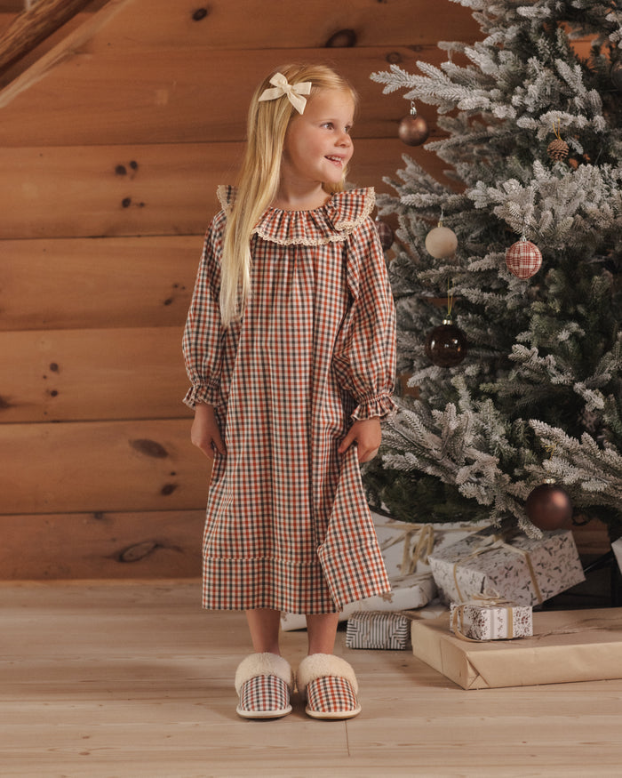 Holiday Gingham Nightgown