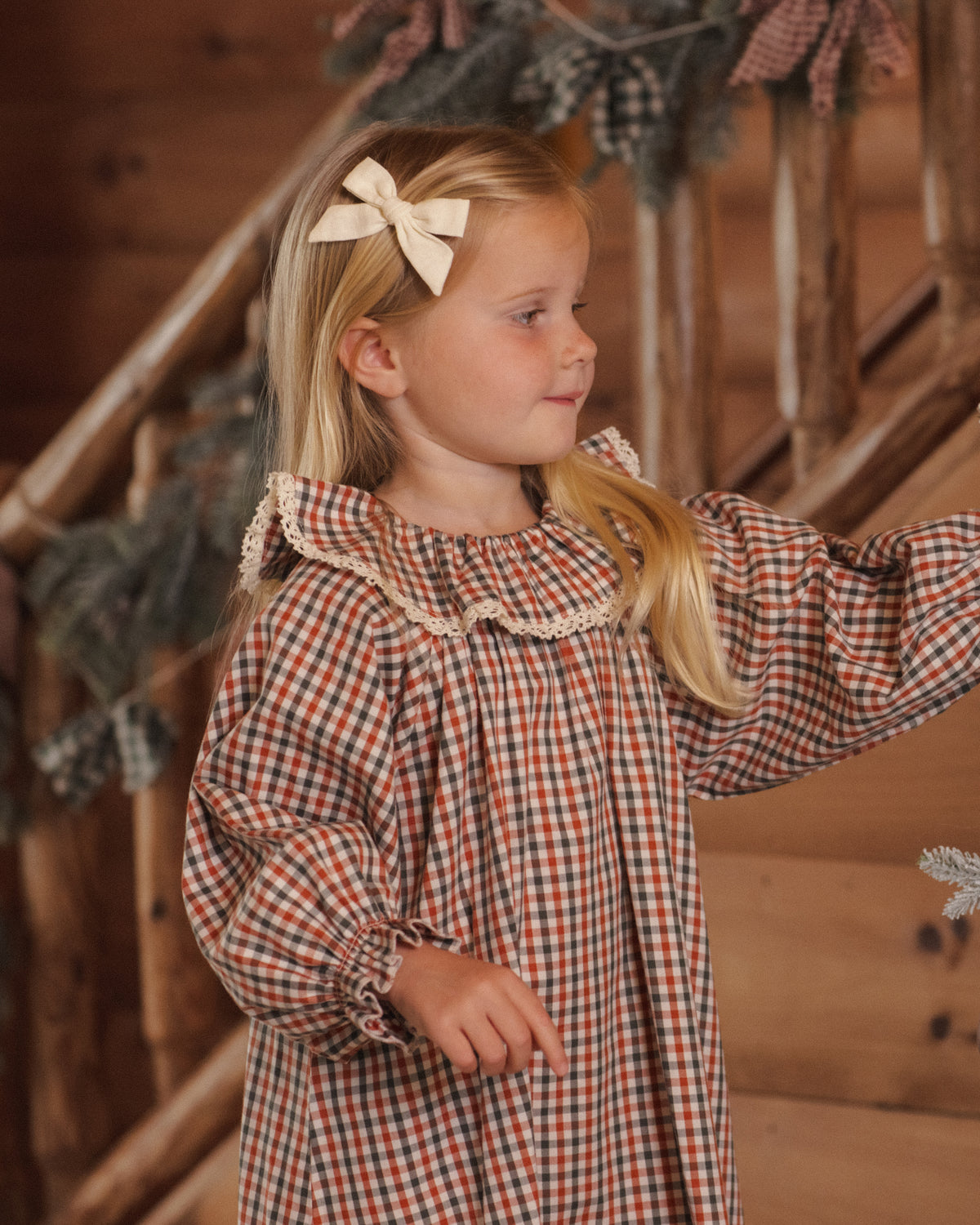 Holiday Gingham Nightgown