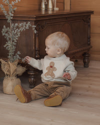 Gingerbread Man Relaxed Raglan Sweater