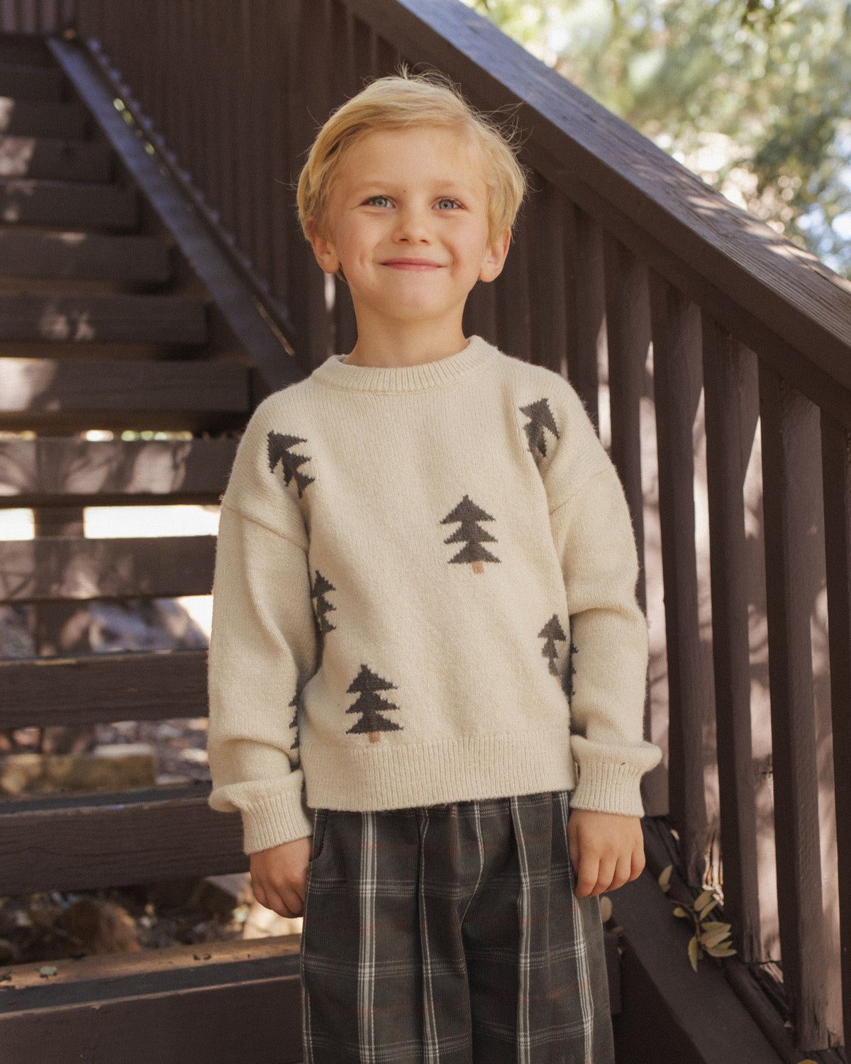 Tree Jacquard Aspen Sweater