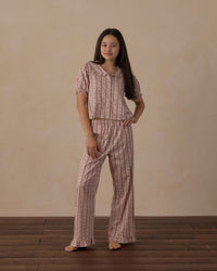 Candy Cane Tween Ruffle Pajamas