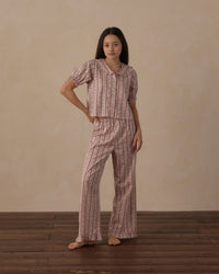 Candy Cane Tween Ruffle Pajamas