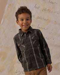 Holiday Plaid Pocketed Flannel Shirt